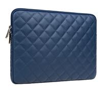 Funda para portátil RAINYEAR de 16 pulgadas, de cuero sintético con diseño de diamante, protectora, a prueba de golpes y resistente al agua, con