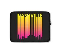 Funda para Portátil Retro De Nashville Funda Ordenador Portatil Impermeable Anti-Rasguños Funda Portátil 15In, para Mujer, Hombre
