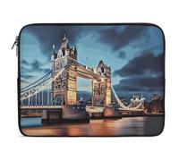 Funda para Portátil Tower Bridge En Londres Funda Portátil Multicolor Anti-Rasguños Portátiles Bolsa, para Laptop, Travel, Office, 15In