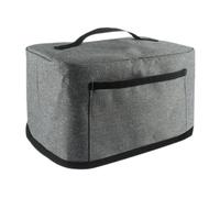 Funda para prensa de tazas de poliéster, funda de tela protectora impermeable | protector a prueba de polvo resistente a los arañazos con bolsillos de almacenamiento, organizador de accesorios