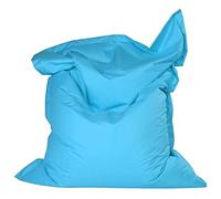 Funda para puf flotante rectangular azul cielo para piscina, cojín impermeable para playa, salón, sofá, cama, diván, 140 x 180 cm, no necesita relleno