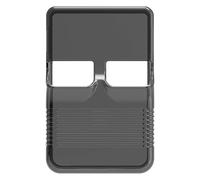 Funda para R36S, Consola de Juegos Portátil Funda Protectora a Prueba de Golpes (Transparente Negro)