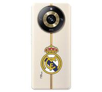 Funda para Realme 11 Pro Plus del Real Madrid Escudo Real Madrid tansparente para Proteger tu móvil. Carcasa de Silicona Flexible con Licencia Oficial Real Madrid