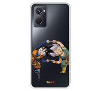 Funda para Realme 9i - OPPO A76 Oficial de Dragon Ball, Goten y Trunks Fusión para Proteger tu móvil. Carcasa para Xiaomi de Silicona Flexible con Licencia Oficial de Dragon Ball