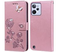 Funda para Realme C31 Carcasa,Ranuras Tarjetas,Soporte Plegable,Silicona TPU,Case Protectora Funda para Realme C31