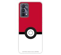 Funda para Realme GT Master Edition Oficial de Pokémon, Poké Ball para Proteger tu móvil. Carcasa para Realme de Silicona Flexible con Licencia Oficial de Pokémon