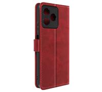 Funda para Realme Note 50 Tarjetero magnético Rojo