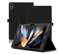 Funda para RebotAi D101 10.1 Pulgadas, RebotAi D101 Tablet Funda, Funda Protectora Plegable con Soporte para Lápiz y Correa para la Muñeca, Protección Total. (Negro)