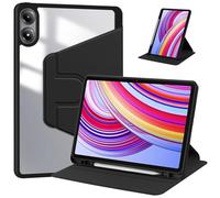 Funda para Redmi Pad Pro 12.1 Inch/Xiaomi Poco Pad 12.1 2024, con Soporte para S Pen, 360 Rotatable Smart Flip Cover, Slim-Fit Tablet Cover Case Auto Sleep/Wake