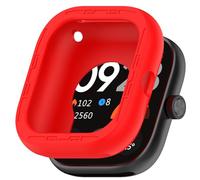Funda para Redmi Watch 4 Funda Protectora de Silicona Suave Funda Protectora Carcasa Protectora Marco Piel para Redmi Watch 4 Smart Watch (Rojo)
