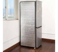 Funda para refrigerador de exterior, cubierta aislante e impermeable, funda autoadhesiva para congelador vertical, escudo protector contra el calor para refrigeradores.(B,50 * 170cm)