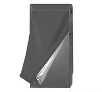 Funda para refrigerador para uso doméstico, poliéster Oxford 210D, impermeable y protección a prueba de polvo, gris, 24 x 30 x 67 pulgadas (76 x 61 x 170 cm) (29 x 30 x 61 pulgadas)