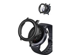 Funda para reloj inteligente CMF by Nothing Watch 3 Pro, yystao más dura PC con protector de pantalla de vidrio 9H, cubierta protectora uniforme completa, color negro