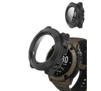 Funda para reloj inteligente COROS Nomad, yystao más dura PC con protector de pantalla de cristal 9H, cubierta protectora uniforme completa, color negro