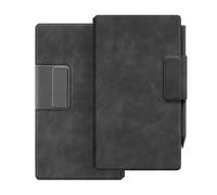 Funda para Remarkable Paper Pro Move, Folio de Cuero Premium con portaestuche Plegable en la Trasera, activación/Descanso automático, Forro Microfibra, diseño Solapa, imán Fuerte (Gris Toque de Piel)