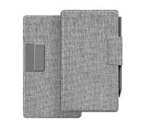 Funda para Remarkable Paper Pro Move, Folio Tejido Mosaico, portalápices Plegable, activ./desact. automática, Forro Microfibra, diseño Libretto, imán Potente (Gris Tejido)