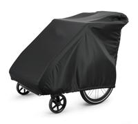 Funda para remolque de bicicleta para transportadores de niños y mascotas, tela Oxford 210D, protección contra la intemperie, se adapta a remolques de bicicleta de 1 a 2 plazas, compatible con qeridoo