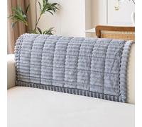 Funda para Reposabrazos De Sofá, Funda Due Acolchada para Chaise Longue,Fundas De Pana Sofá Gruesa, Protector De Cubre Sofa | Microfibra Suave Y Resistente(A Gray 2 PCS,24x24 in(60x60 cm))