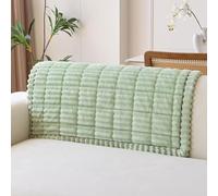 Funda para Reposabrazos De Sofá, Funda Due Acolchada para Chaise Longue,Fundas De Pana Sofá Gruesa, Protector De Cubre Sofa | Microfibra Suave Y Resistente(A Green 2 PCS,28x28 in(70x70 cm))