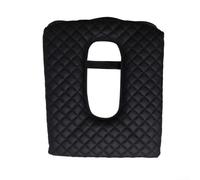 Funda para reposabrazos para Chevrolet Silverado para GMC para Sierra 2019-2026, protector de consola de piel sintética de alta calidad con banda elástica, fácil instalación (sin bolsillo)