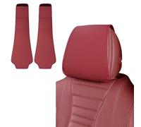 Funda para Reposacabezas para Dodge Neon Coupe Coupe R/T 1994-1999, Antimanchas Funda Antipolvo para Reposacabezas de Asiento Accesorios,Red a Pair