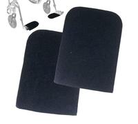 Funda para reposapiés para silla de ruedas para ancianos, 2 cojines de remo, almohadillas antideslizantes de protección para los pies, cojín para evitar arañazos en los pies y el pedal