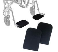 Funda para reposapiés para silla de ruedas para ancianos y discapacitados, almohadillas protectoras antideslizantes para patines, cojín suave para reposapiernas, 1 par