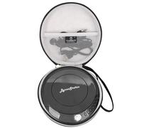Funda para reproductor de CD Tourmate Compatible con ByronStatics PCD220B / GPX PCB319B (Negro, Solo Funda)