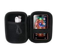 Funda para reproductor de MP3 y MP4 para innioasis G1/G3/innioasis Y1/Luoran/Ninsiden MP3 MP4 y más marcas, apto para auriculares, cable USB, tarjeta de memoria (solo funda) (tamaño mediano)
