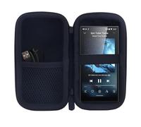 Funda para reproductor de MP3 y MP4 para reproductor de música Fiio M21/JM21 Android 13, MP3, MP4, Walkman, apto para auriculares, cable USB, tarjeta de memoria (solo funda) (grande)