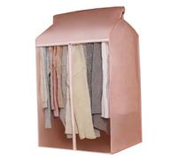 Funda para Ropa Bolsa para Colgar Funda para Perchero de Gran Capacidad con Cremallera a Prueba de Polvo Apta para Perchas Rosa 60x50x90cm/24x20x35in