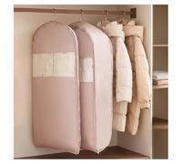 Funda Para Ropa Colgada, 2 Pack Bolsas Para Ropa De Gran Capacidad, Organizadores De Autocompresión Que Ahorran Espacio, Guarda Ropa Para Armario Para Plumón, Traje, Abrigos Y Largos(Size:130×58×15cm)