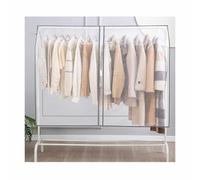 Funda para Ropa de 47 Pulgadas Transparente de plástico a Prueba de Polvo e Impermeable para Proteger la Ropa sin Perchas 60 x 120 cm / 24 x 47 Pulgadas