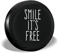 Funda para rueda de repuesto, Smile It's Free Classic para Jeep SUV RV ajuste universal de 14 a 17 pulgadas