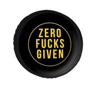 Funda para Rueda de Repuesto Zero Fcks Given, Universal, Impermeable, Protectora de Ruedas para caravanas y autocaravanas.