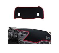 Funda para salpicadero Almohadilla Decorativa Aislamiento Térmico Consola Central Delantera Y Trasera Para Ford Para Escort 2015-2020(Red)