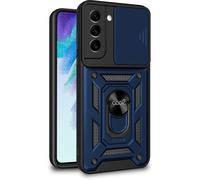 Cool Funda Hard Ring Azul Marino para Samsung Galaxy S21 FE G990B