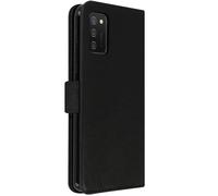 Funda para Samsung Galaxy A02s Tarjetero Función Soporte Negro