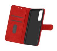 Funda para Samsung Galaxy A02s Tarjetero Soporte Vídeo Rojo