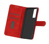Funda para Samsung Galaxy A03s Tarjetero Soporte Vídeo Rojo