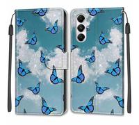Funda para Samsung Galaxy A05s, Carcasa Libro con Tapa de Cuero Piel Billetera Case Flip Cover con Kickstand, Hebilla Magnetica, Ranuras para Tarjetas Carcasa para Samsung Galaxy A05s Funda