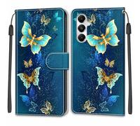 Funda para Samsung Galaxy A05s, Carcasa Libro con Tapa de Cuero Piel Billetera Case Flip Cover con Kickstand, Hebilla Magnetica, Ranuras para Tarjetas Carcasa para Samsung Galaxy A05s Funda