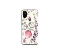 Funda para Samsung Galaxy A07 Torre Eiffel en bicicleta Maniacase