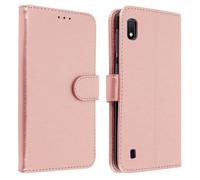Funda para Samsung Galaxy A10 Cartera Vintage con F. Soporte - Oro rosa