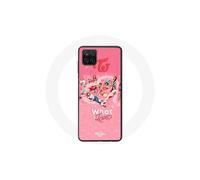 Funda para Samsung Galaxy A12 Logo de TWICE Rojo Afiche What Is Love
