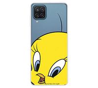 Funda para Samsung Galaxy A12 Oficial de Looney Tunes Piolín Silueta Transparente. Protege tu móvil con la Carcasa para Samsung de Silicona Oficial de Warner Bros.