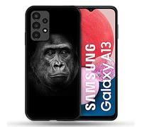 Funda para Samsung Galaxy A13 Animal Gorille Negro