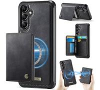 Funda para Samsung Galaxy A14/M44,Cartera MagSafe Magnética con Bloqueo RFID, Funda de Cierre Magnético, Cartera de Cuero PU con Soporte, Ranura para Tarjetas, Case para Samsung Galaxy A14/M44, Negro