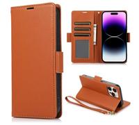 Funda para Samsung Galaxy A15 con soporte para tarjeta de crédito, funda protectora para teléfono Samsung Galaxy A15, color marrón