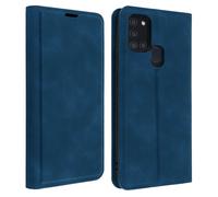 Funda para Samsung Galaxy A21s Cartera con F. Soporte - Azul Oscuro